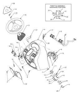 Part Location Diagram of 725-3265 Cub Cadet Panel, Instrument